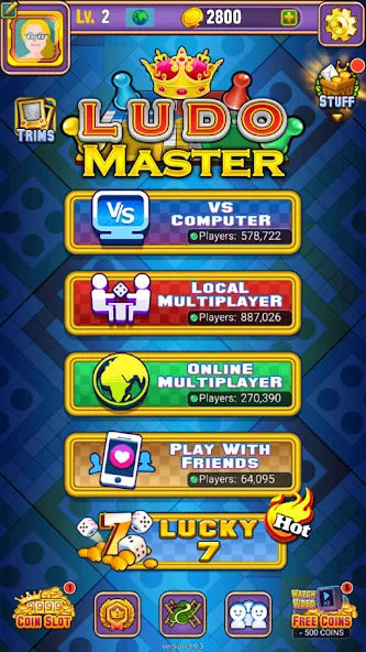 Ludo Master™ - Ludo Board Game (Лудо Мастер) [МОД: Много денег, Монет и Все открыто] Screenshot 4