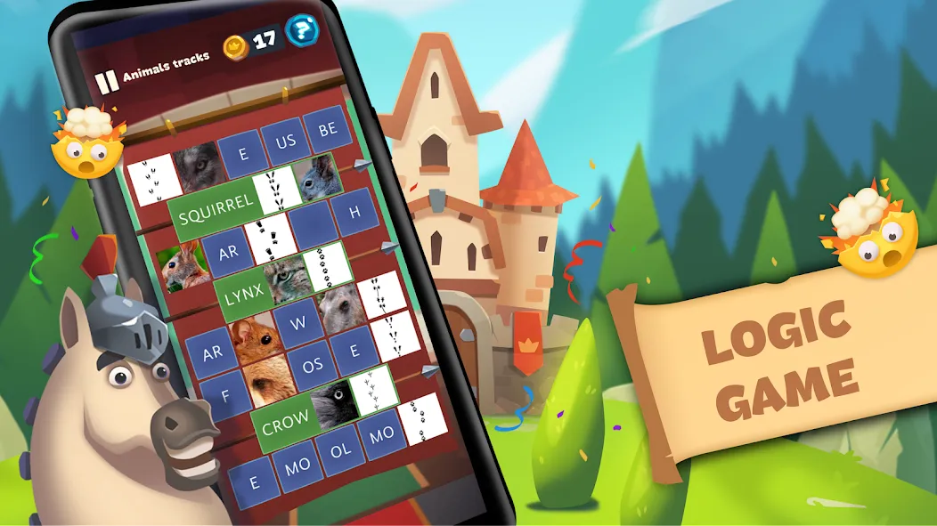 Word Logic - Brain Game Puzzle [МОД: Деньги, Монеты и Меню MOD] Screenshot 1