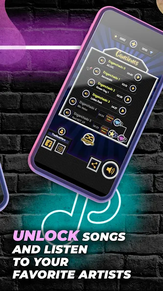 Guitar Hero Game: EDM Music (ЭДМ) [МОД: Бесконечные деньги, Монеты и Мега MOD] Screenshot 2
