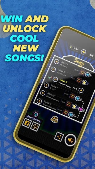 Guitar Hero Mobile: Music Game (Гитар Хиро Мобайл) [МОД: Деньги, Монеты и Меню MOD] Screenshot 2