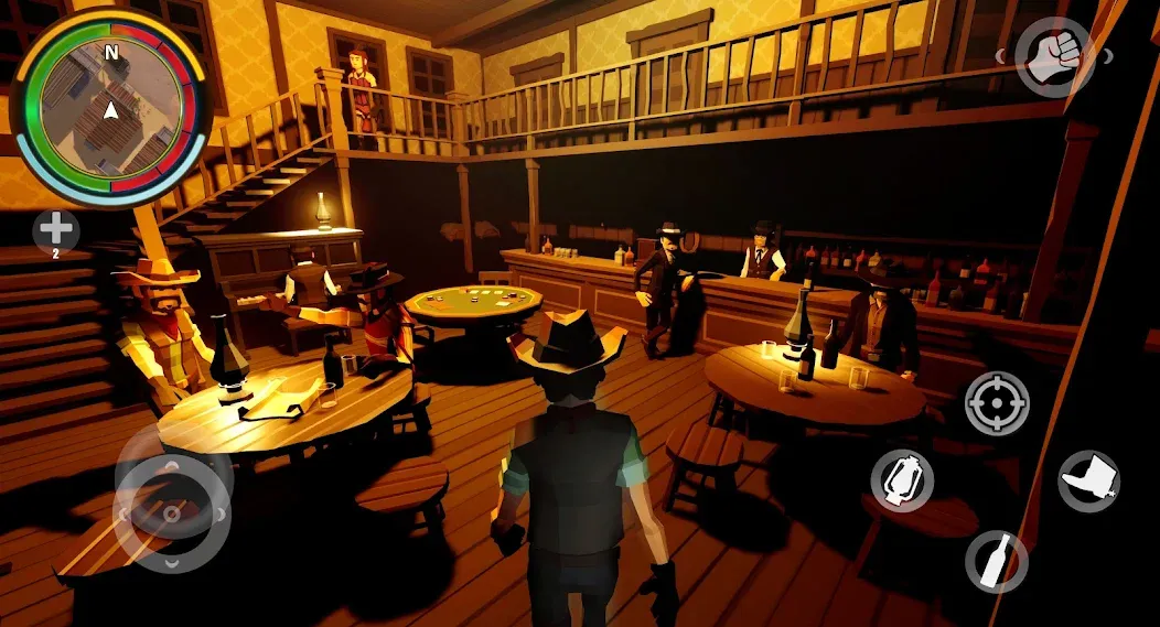 West Cowboy Western Polygon [МОД: Бесконечные деньги, Монеты и Мега MOD] Screenshot 2