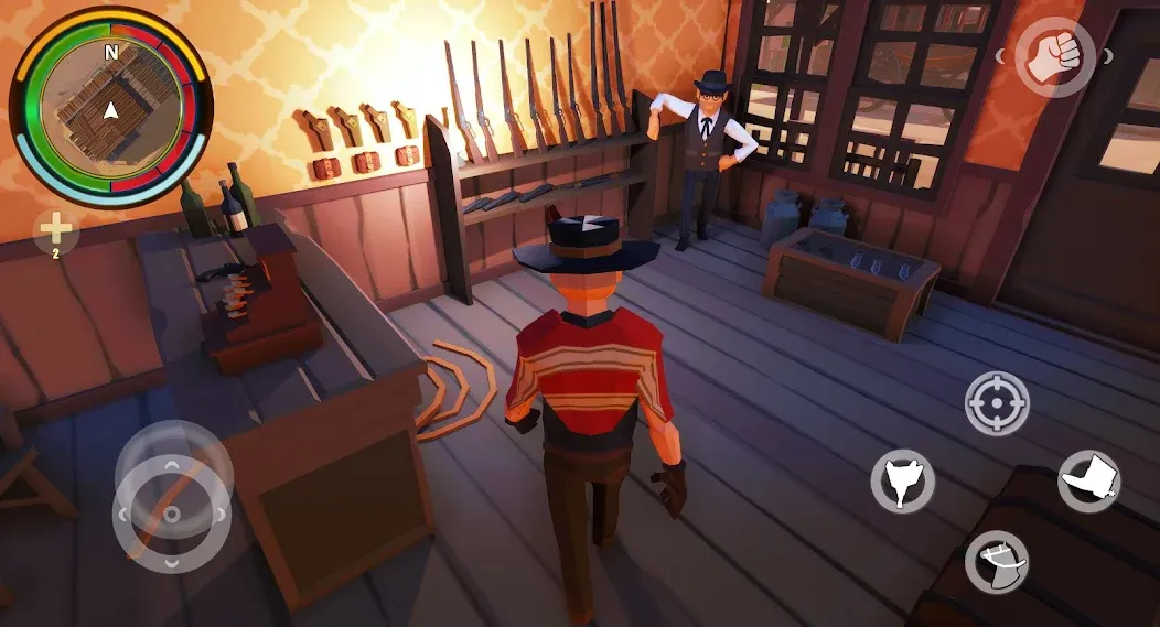 West Cowboy Western Polygon [МОД: Бесконечные деньги, Монеты и Мега MOD] Screenshot 3