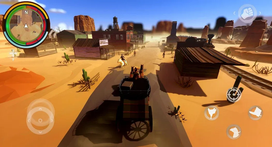 West Cowboy Western Polygon [МОД: Бесконечные деньги, Монеты и Мега MOD] Screenshot 4