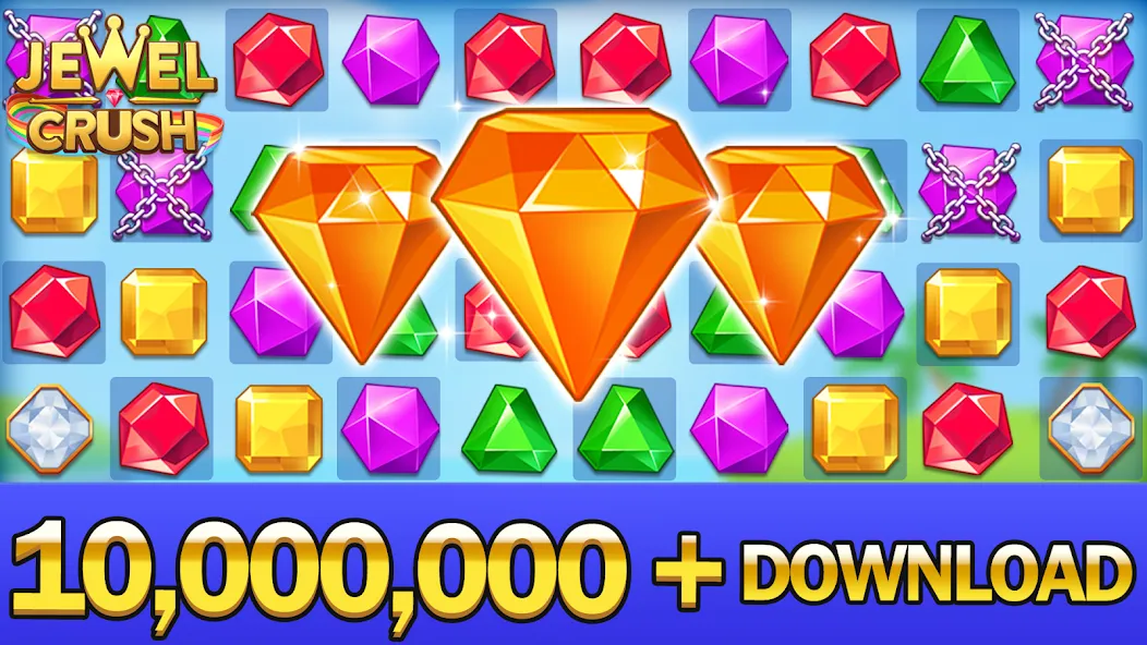 Jewel Crush™ - Match 3 Legend [МОД: Много монет, Открытые уровни и Мега MOD] Screenshot 5