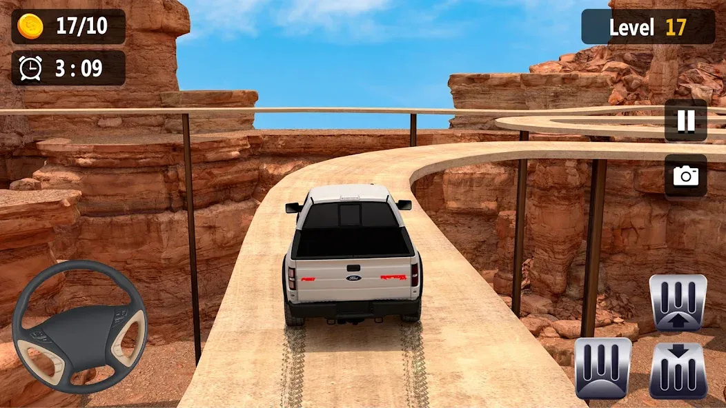 Mountain Driving: 4x4 Climb [МОД: Все открыто, Дополнительные деньги и Меню MOD] Screenshot 1