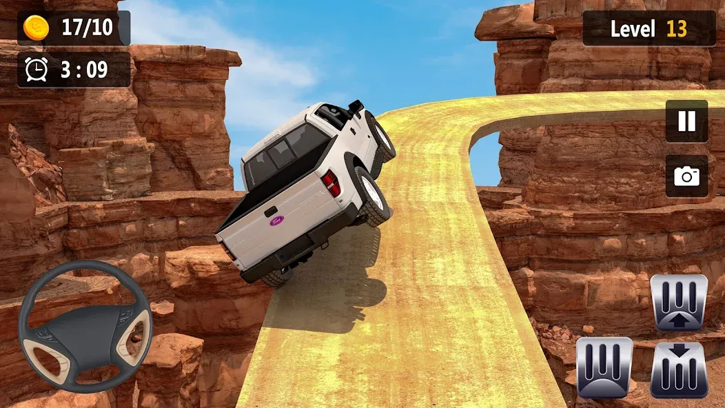 Mountain Driving: 4x4 Climb [МОД: Все открыто, Дополнительные деньги и Меню MOD] Screenshot 2