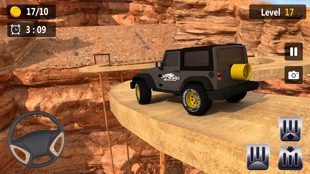 Mountain Driving: 4x4 Climb [МОД: Все открыто, Дополнительные деньги и Меню MOD] Screenshot 4