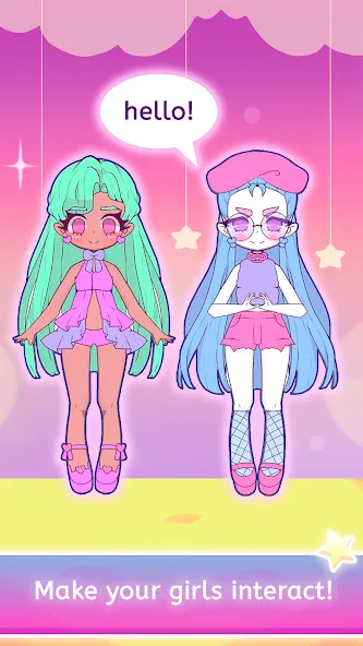 Mimistar dress up chibi doll (Министар) [МОД: Меню, Бесконечные монеты и Открытые уровни] Screenshot 5