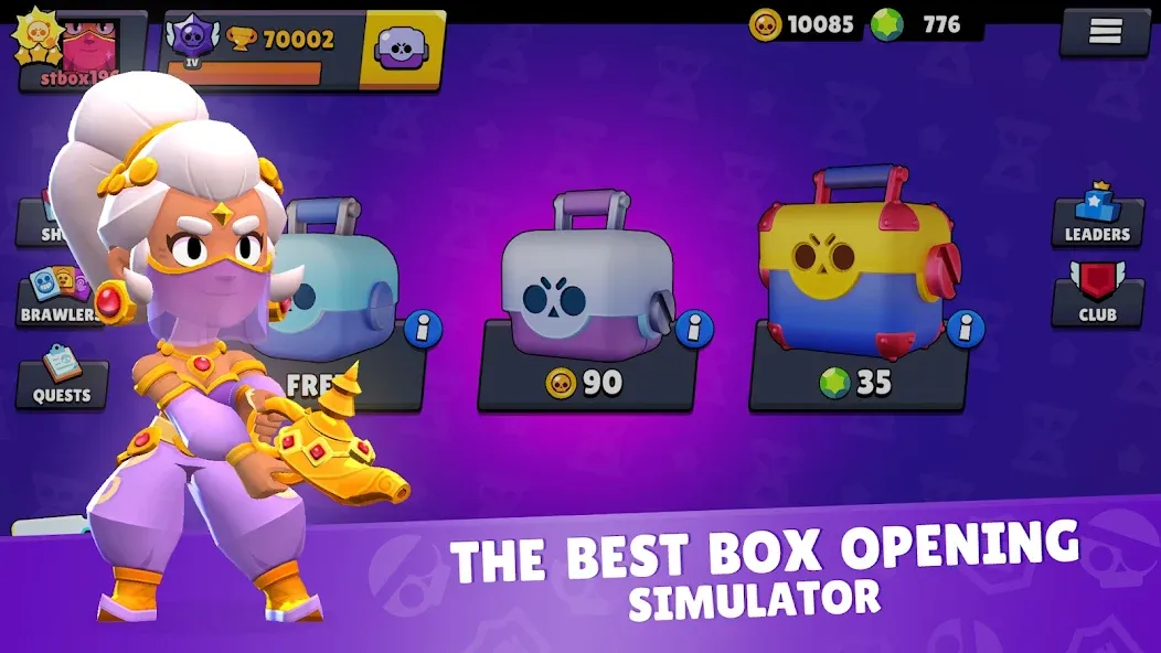 Star Box Simulator for BS [МОД: Много денег, Монет и Все открыто] Screenshot 1