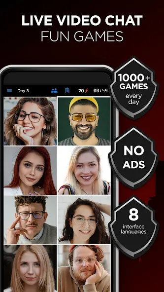 Mafia Online With Video Chat [МОД: Много денег, Монет и Все открыто] Screenshot 1