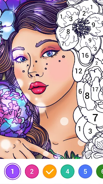 Magic Paint: Color by number (Магик Пейнт) [МОД: Деньги, Монеты и Меню MOD] Screenshot 1