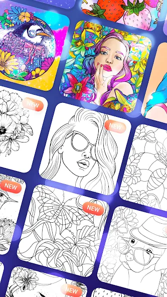 Magic Paint: Color by number (Магик Пейнт) [МОД: Деньги, Монеты и Меню MOD] Screenshot 3
