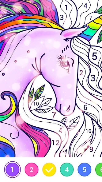 Magic Paint: Color by number (Магик Пейнт) [МОД: Деньги, Монеты и Меню MOD] Screenshot 5