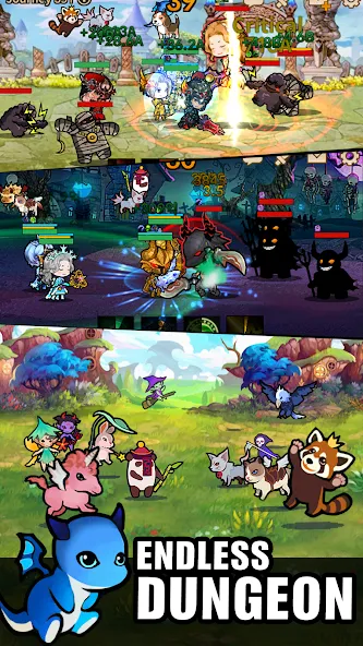 Infinity Heroes : Idle RPG (Инфинити Герои) [МОД: Много денег, Монет и Все открыто] Screenshot 5