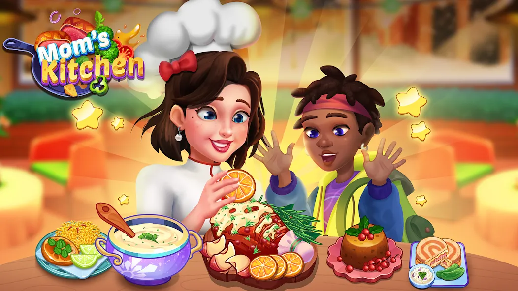 Mom's Kitchen : Cooking Games [МОД: Много денег, Монет и Все открыто] Screenshot 1