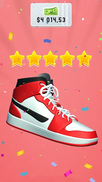 Sneaker Art! - Coloring Games [МОД: Меню, Бесконечные монеты и Открытые уровни] Screenshot 1