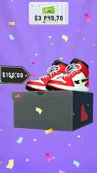 Sneaker Art! - Coloring Games [МОД: Меню, Бесконечные монеты и Открытые уровни] Screenshot 5