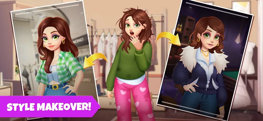Makeover Blast: Dressup Salon (Мейковер Бласт) [МОД: Меню, Бесконечные монеты и Открытые уровни] Screenshot 4