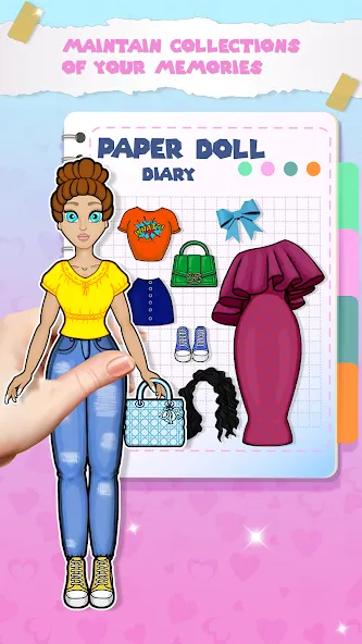 Paper Doll Dress up Games [МОД: Много денег, Монет и Все открыто] Screenshot 2