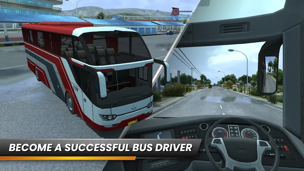 Bus Simulator Indonesia (Бус Симулятор Индонезия) [МОД: Много денег, Монет и Все открыто] Screenshot 1