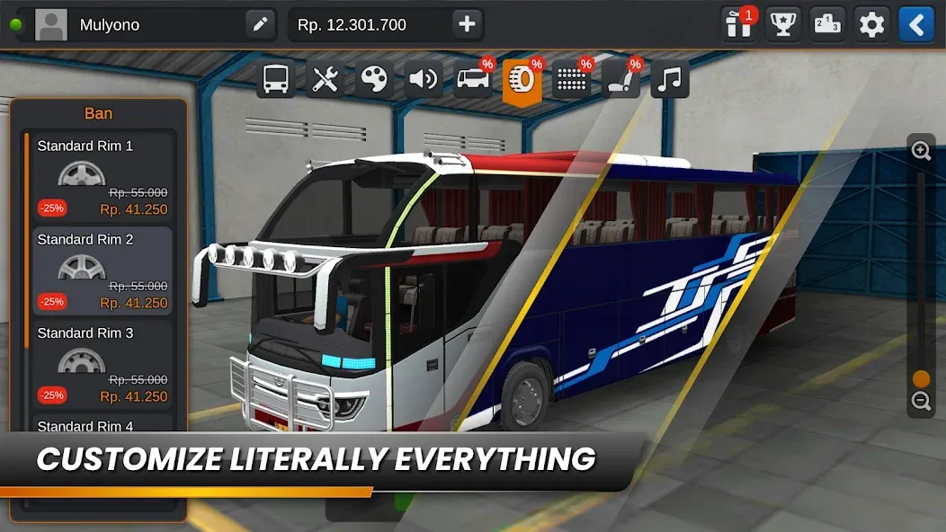 Bus Simulator Indonesia (Бус Симулятор Индонезия) [МОД: Много денег, Монет и Все открыто] Screenshot 3