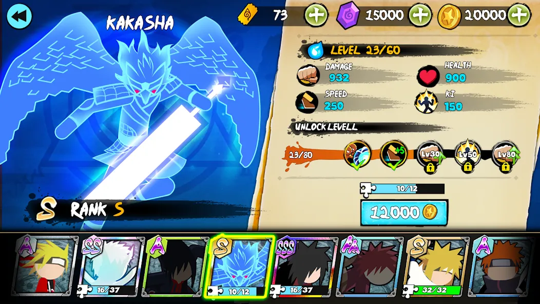 Stick Ninja Fight (Стикман Ниндзя Файт) [МОД: Бесконечные деньги, Монеты и Мега MOD] Screenshot 4