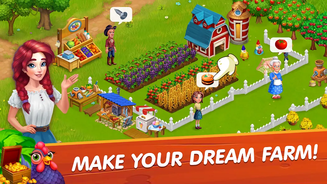 Farm Bay (ФармБей) [МОД: Меню, Бесконечные монеты и Открытые уровни] Screenshot 3