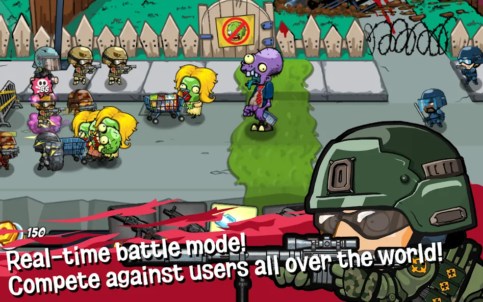 SWAT and Zombies Season 2 (СВАТ) [МОД: Все открыто, Дополнительные деньги и Меню MOD] Screenshot 5