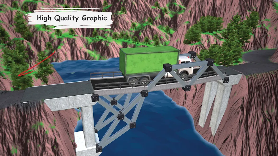 Bridgezz: Bridge Construction (Бриджзз) [МОД: Деньги, Монеты и Меню MOD] Screenshot 1
