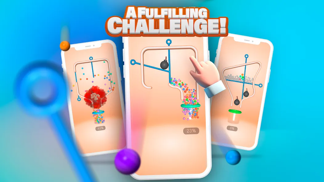 Pull the Pin (Пул зе пин) [МОД: Меню, Бесконечные монеты и Открытые уровни] Screenshot 4