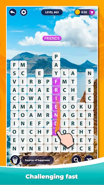 Word Surf - Word Game (Ворд Серф) [МОД: Деньги, Монеты и Меню MOD] Screenshot 2