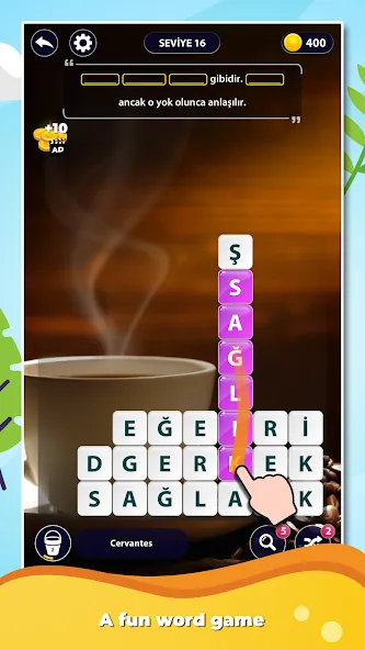 Word Surf: Inspire (Ворд Серф) [МОД: Бесконечные деньги, Монеты и Мега MOD] Screenshot 3