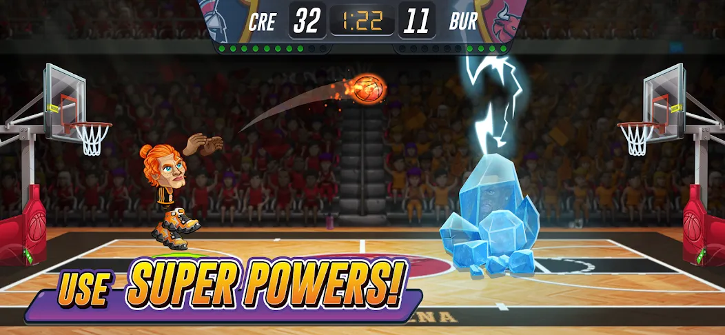 Basketball Arena: Online Game (Баскетбольная арена) [МОД: Много денег, Монет и Все открыто] Screenshot 2