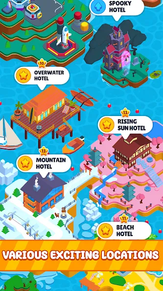 My Perfect Hotel (Мой идеальный отель) [МОД: Меню, Бесконечные монеты и Открытые уровни] Screenshot 5