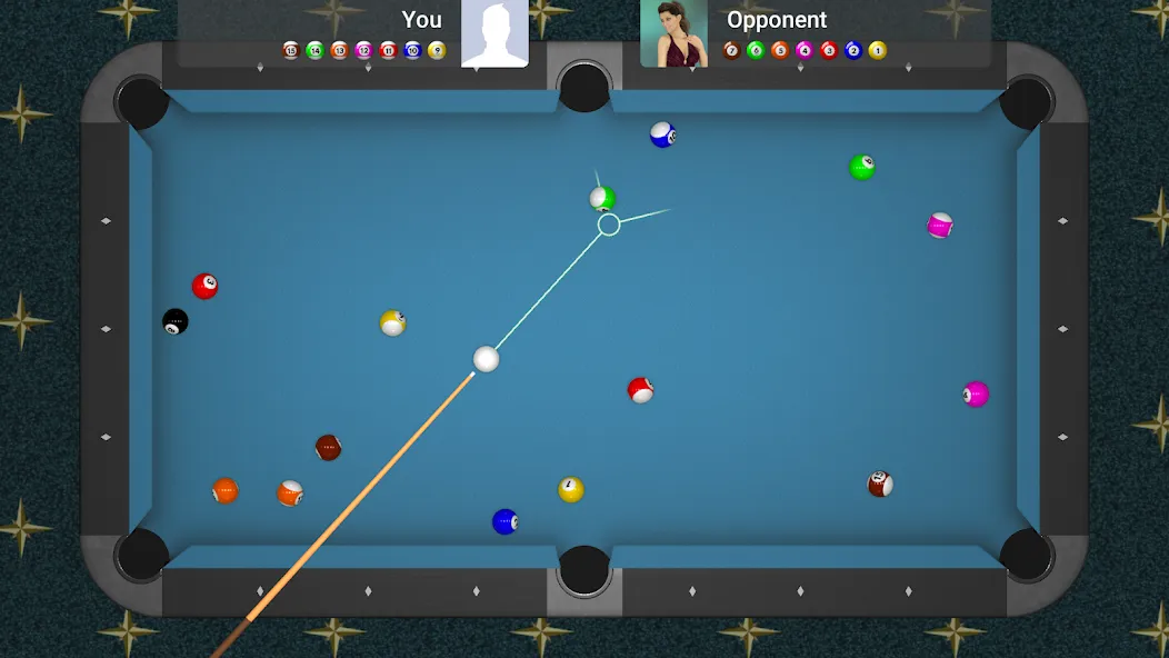 Pool Online - 8 Ball, 9 Ball (Пул Онлайн) [МОД: Много денег, Монет и Все открыто] Screenshot 1