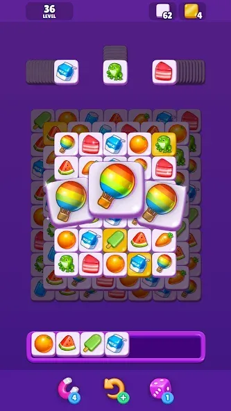Tile Match - Matching Game (Тайл Матч) [МОД: Много монет, Открытые уровни и Мега MOD] Screenshot 3
