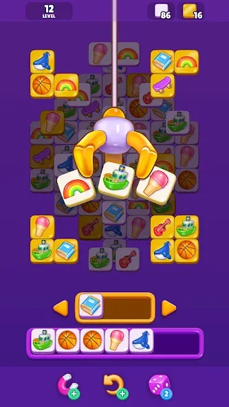 Tile Match - Matching Game (Тайл Матч) [МОД: Много монет, Открытые уровни и Мега MOD] Screenshot 4