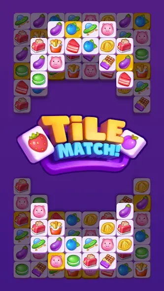 Tile Match - Matching Game (Тайл Матч) [МОД: Много монет, Открытые уровни и Мега MOD] Screenshot 5