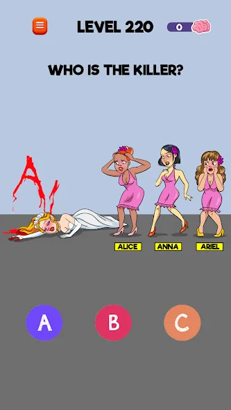 Riddle Test: Brain Teaser Game (Брейндом 3) [МОД: Меню, Бесконечные монеты и Открытые уровни] Screenshot 1