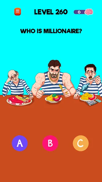 Riddle Test: Brain Teaser Game (Брейндом 3) [МОД: Меню, Бесконечные монеты и Открытые уровни] Screenshot 3