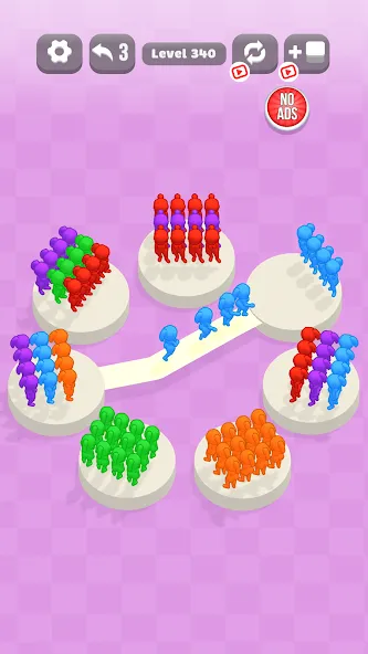 Escape Island: Fun Color Sort (Эскейп Айленд) [МОД: Много денег, Монет и Все открыто] Screenshot 1