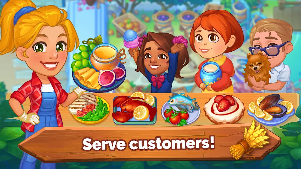 Farming Fever - Cooking game [МОД: Деньги, Монеты и Меню MOD] Screenshot 1