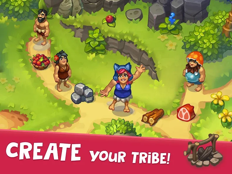 Tribe Dash - Time management (Трайб Дэш) [МОД: Много монет, Открытые уровни и Мега MOD] Screenshot 4
