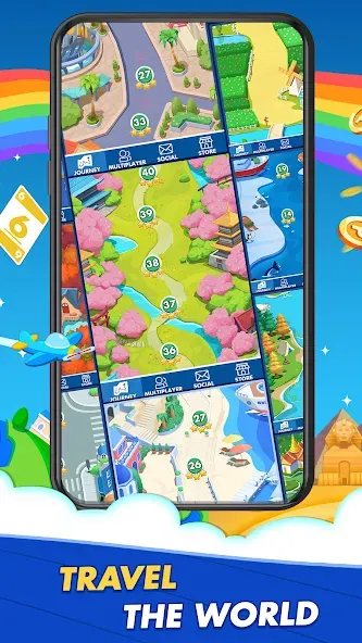 Phase 10: World Tour (Фаза 10) [МОД: Меню, Бесконечные монеты и Открытые уровни] Screenshot 5