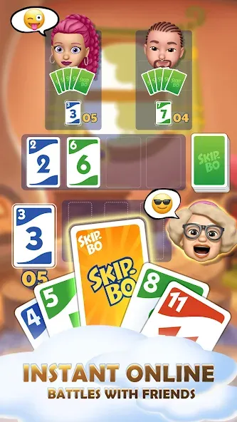 Skip-Bo (кип) [МОД: Деньги, Монеты и Меню MOD] Screenshot 2