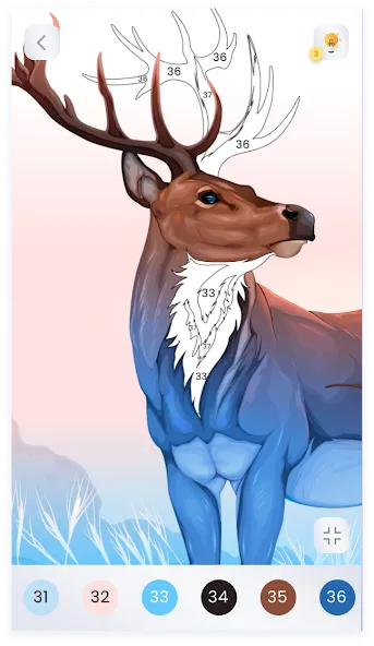 Paint by numbers - Color book [МОД: Деньги, Монеты и Меню MOD] Screenshot 3