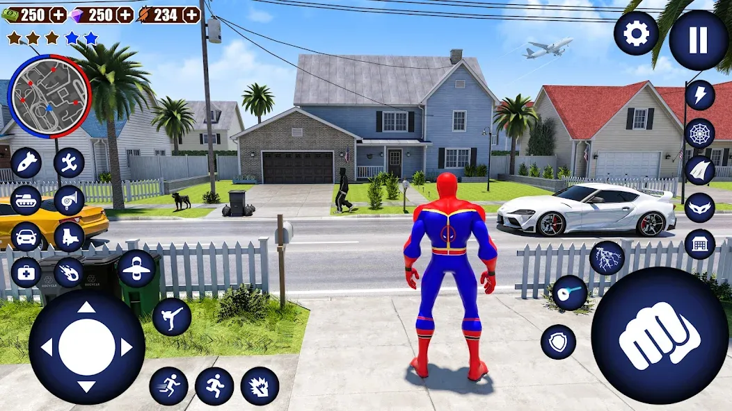 Flying Superhero Robot Games (Флайинг Супергерой Робот Игры) [МОД: Много монет, Открытые уровни и Мега MOD] Screenshot 4