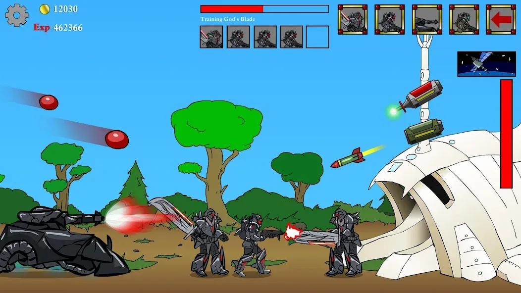 Age of War (Эйдж оф Вор) [МОД: Много денег, Монет и Все открыто] Screenshot 2