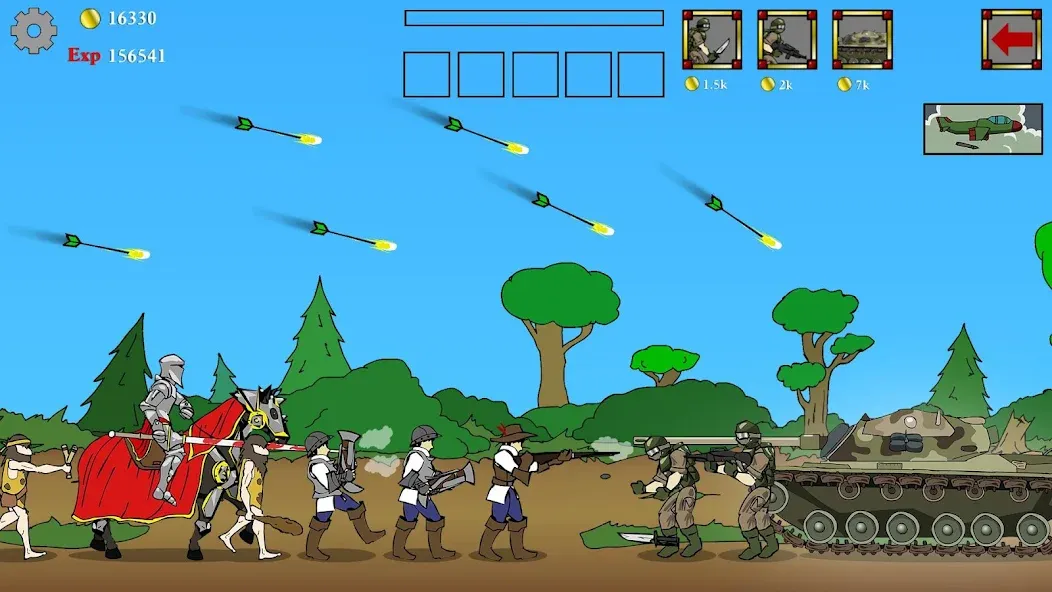 Age of War (Эйдж оф Вор) [МОД: Много денег, Монет и Все открыто] Screenshot 3