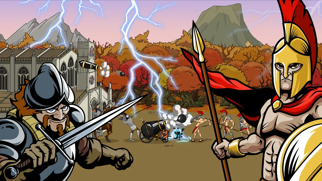 Age of War 2 (Эйдж оф Вор 2) [МОД: Много денег, Монет и Все открыто] Screenshot 4